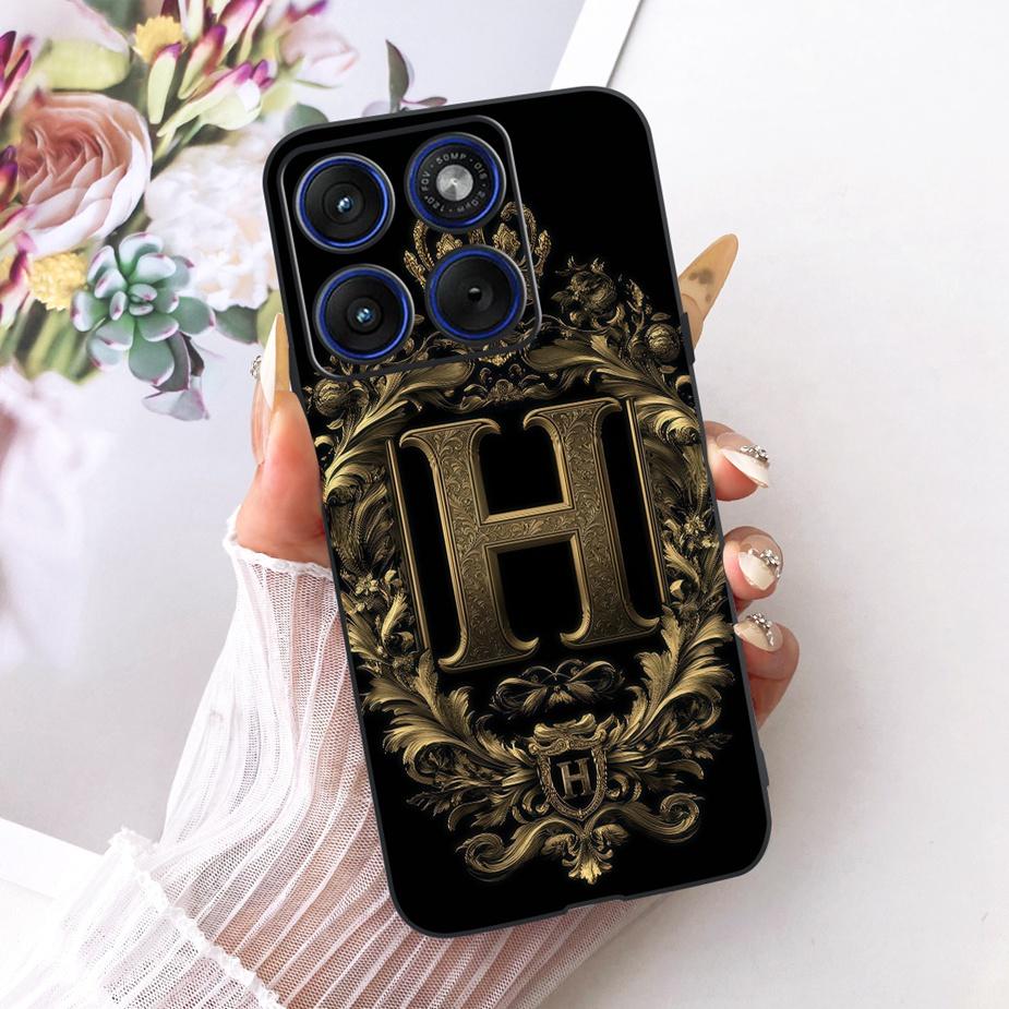 For Motorola Edge 70 5G Case XT2601-2 Cute Crown Letters Cover Soft Silicone Phone Case For Motorola Edge 70 Moto Edge70 5G Bags