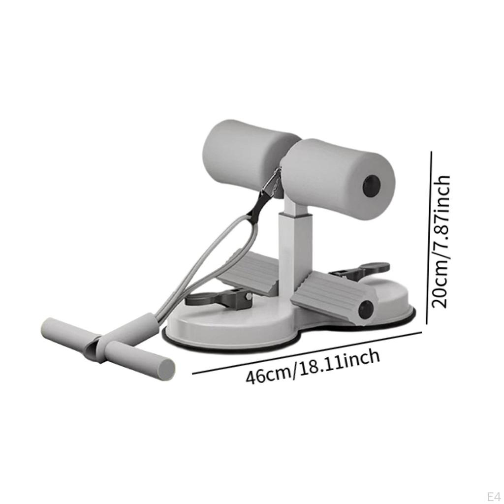 Drążek do ćwiczeń na siedząco z 3 regulowanymi wysokościami, uchwyt na podłogę do ćwiczeń na siedząco, przenośne urządzenie wspomagające, ćwiczenia mięśni brzucha