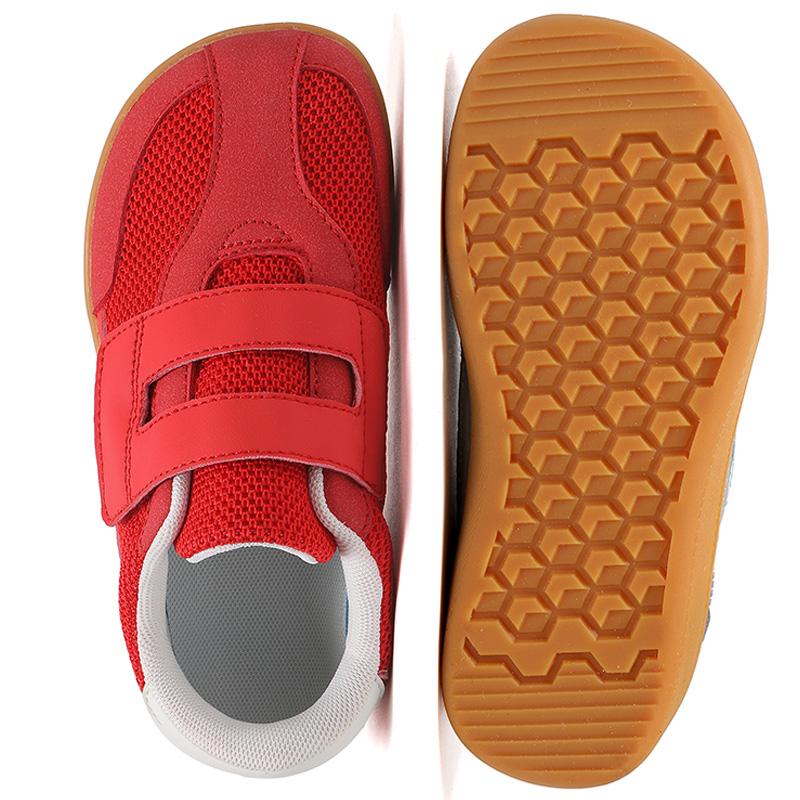 Wide-Fit Children's Shoes Barefoot Shoes Breathable Mesh Upper Non-Slip Rubber Sole for Boys & Girls Casual Walking Footwear