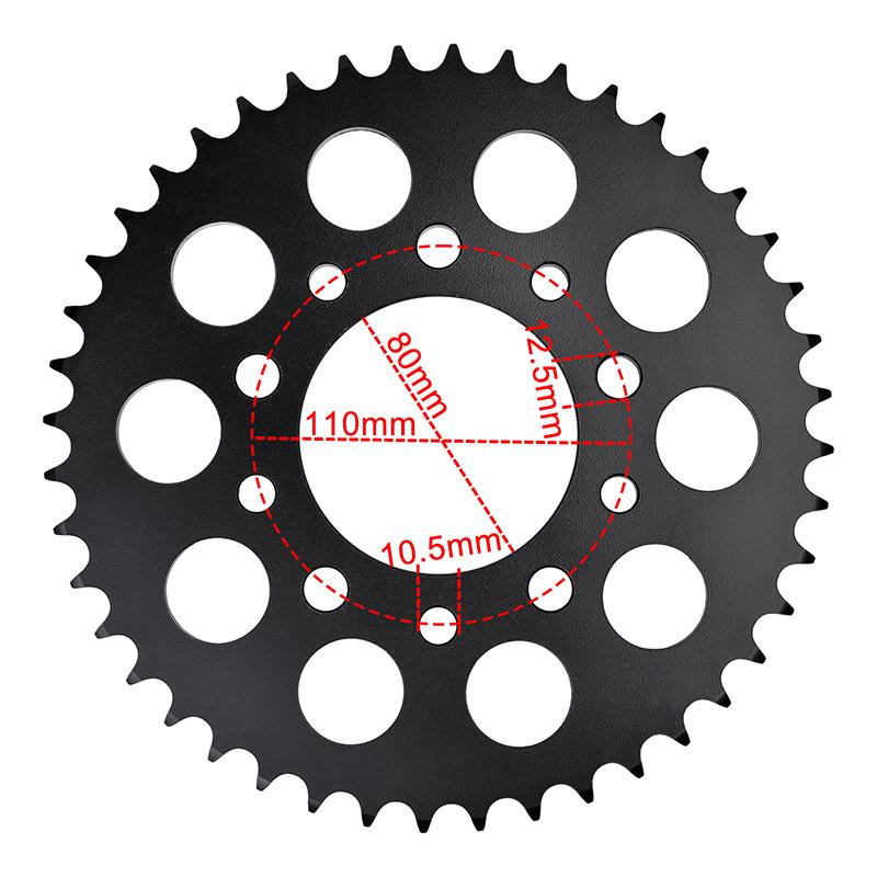525 Chain 16/42/44/45 T 16T Front 42T/44T/45T Rear Sprocket For HONDA XRV750 Africa Twin RD04 1990-1992 XRV 750 RD07 1993-2003