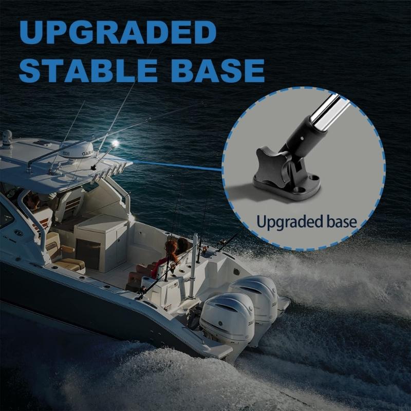 2025 New High Brightness 5000K LED Boat Light Adjustable Beam Corrosion Resistant Yachts Marine Anchoring Light Waterproof