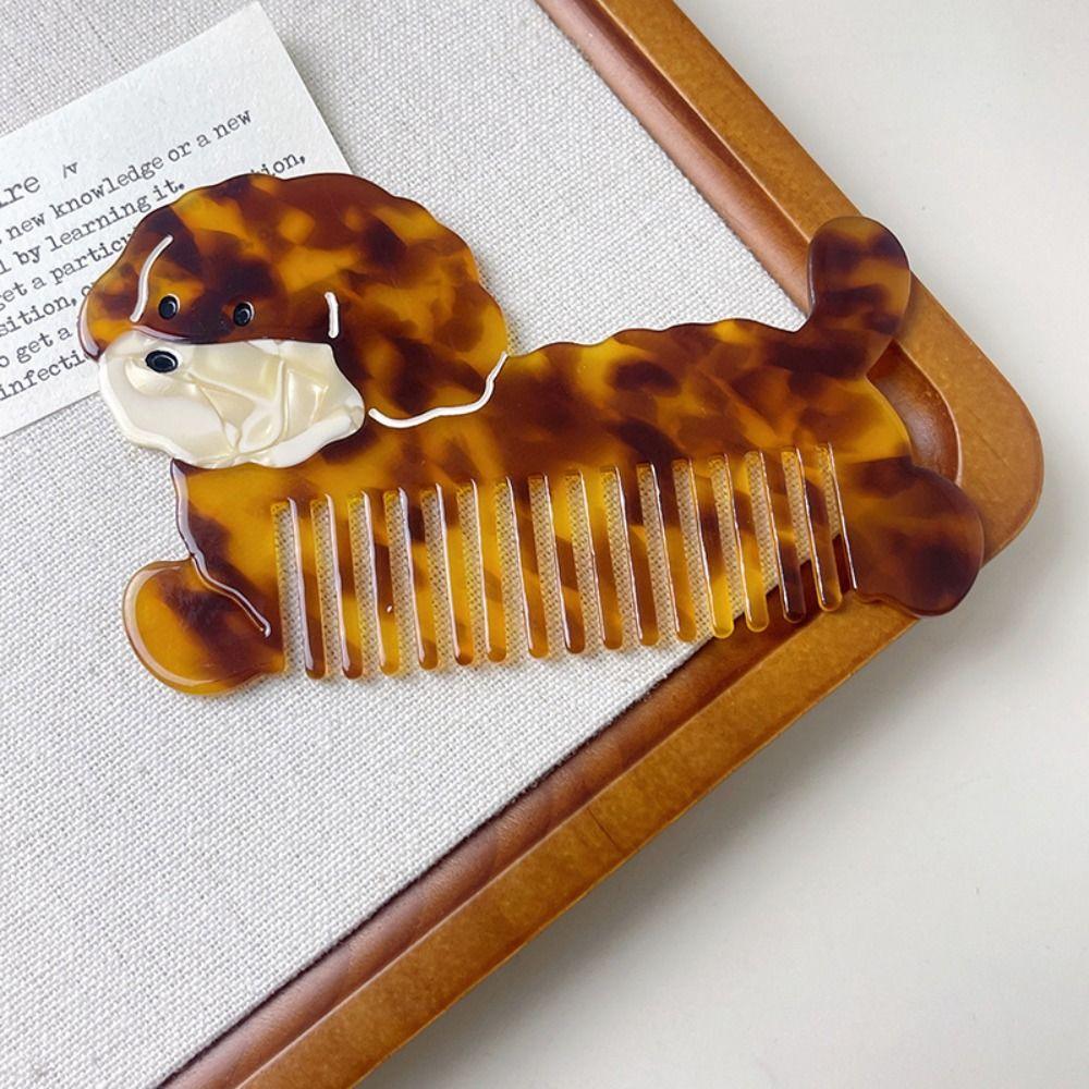 Animal Acetate Comb Cartoon Hairdressing Combs Pointed Tail Comb Makeup Comb  Student