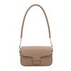 Light luxury simple splicing small square bag lock buckle versatile trend niche new portable messenger shoulder bag