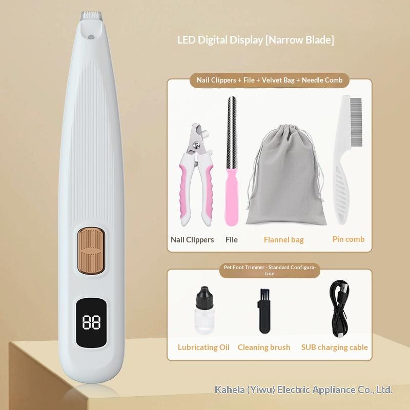 Partial Hair Clipper Cat Dog Hair Shaving Device Pet Cat Foot Shaving Artifact Sole Trimming Cat Hair Electric Clippers