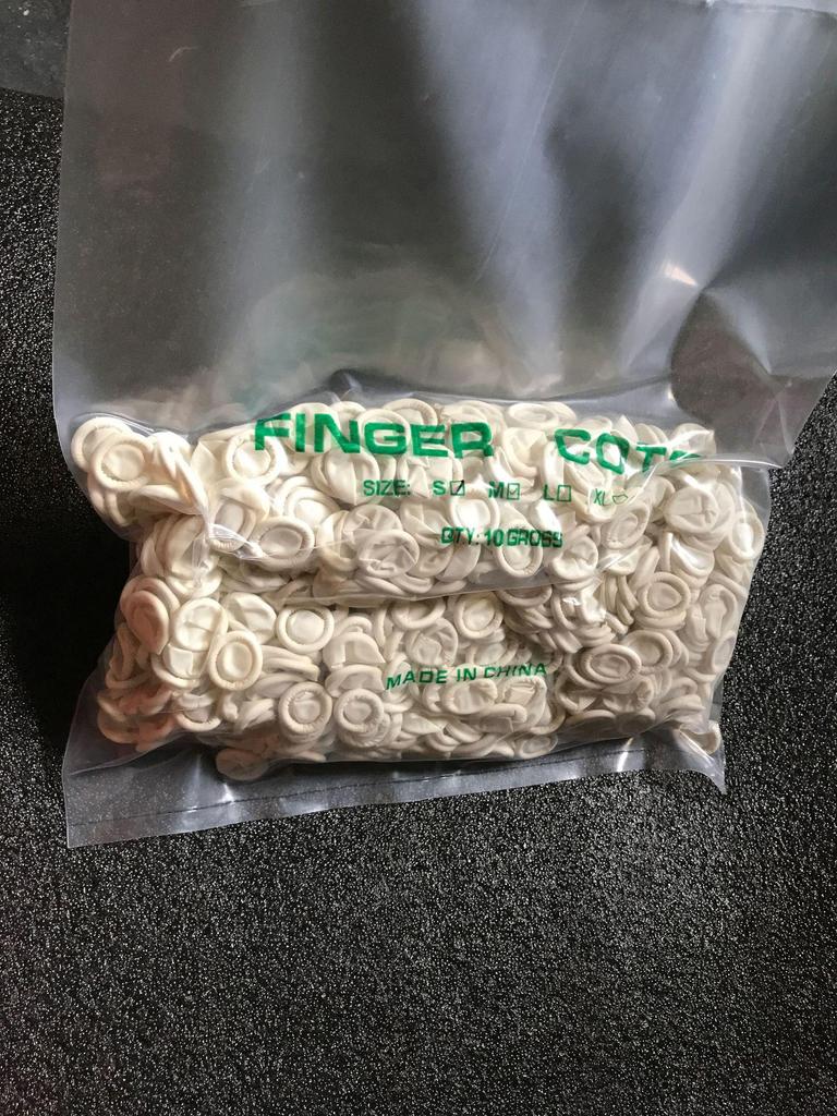 Thick Latex Finger Cots: Dustproof, Rolled Edge, Disposable Protection