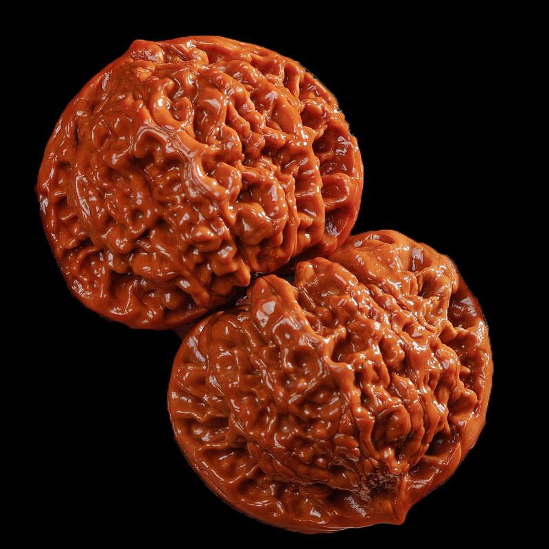 Old Tree High Toss Handcrafted Wenwan Lion Play Walnuts - Fine Pair of Four-Hand String for Men.