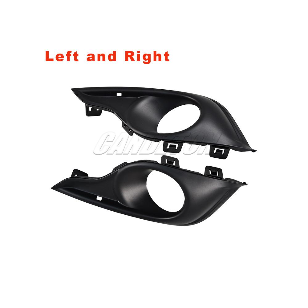 New For Citroen DS4 2011-2015 Front Bumper Fog Lamp Grille Trim Left or Right ABS Black 745375 Easy Installation Car Accessories