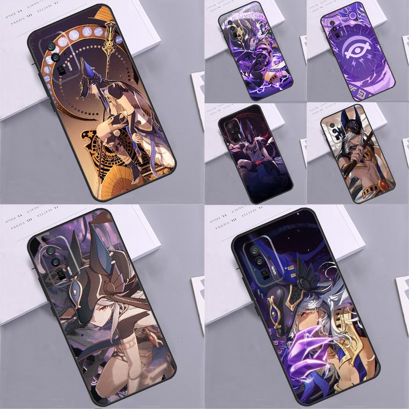 Genshin Impact Cyno Case For Xiaomi 14T Pro 11T 12T 13T 13 14 15 Ultra POCO X7 Pro X3 X5 X6 M6 F5 F6 Pro Funda