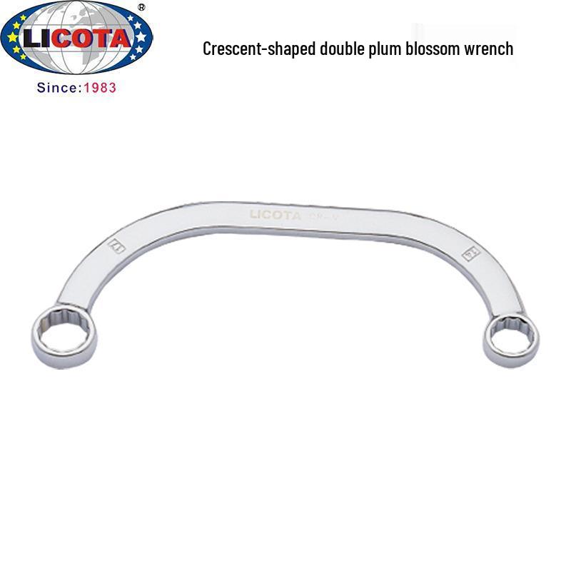 LICOTA High-Polished Crescent Double Hex Offset Socket Wrench AWT-MBM