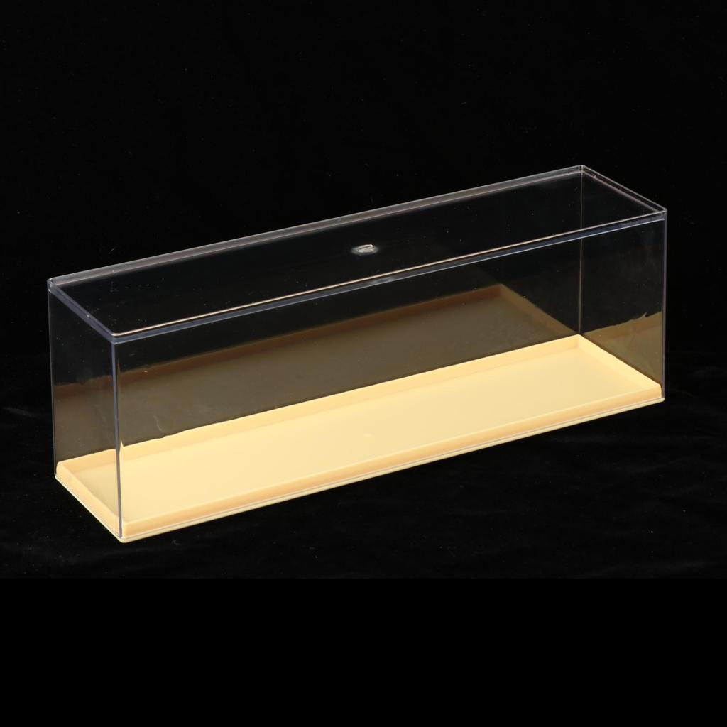 Klare Ausstellungsbox Staubdichte Box Stapelbarer Organizer Abnehmbare Regale Figur