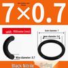 Durable Nitrile Rubber O-Ring, Wire Diameters 0.4-0.8mm, Waterproof & Wear-resistant Sealing Ring