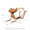 Katzenförmiger Weinhalter Weinregal Regal Metallskulptur Praktische Heimdekoration Handwerk