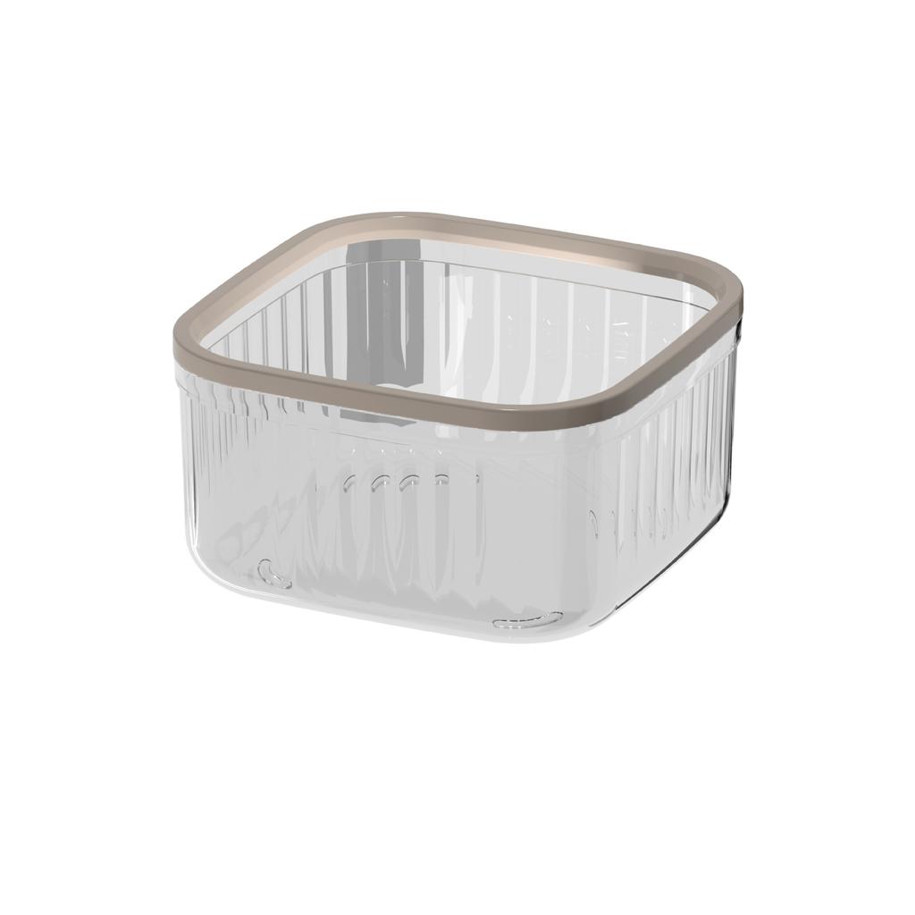 Transparent Desktop Trash Can Household High-value Kitchen Countertop Dining Table Small Bedroom Bedside Car Paper Basket