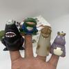 Spot Japanese Anime White Dragon Coal Ball Elf Faceless Male Finger Doll Decoration Blind Box Finger Set Toy Birthday Gift