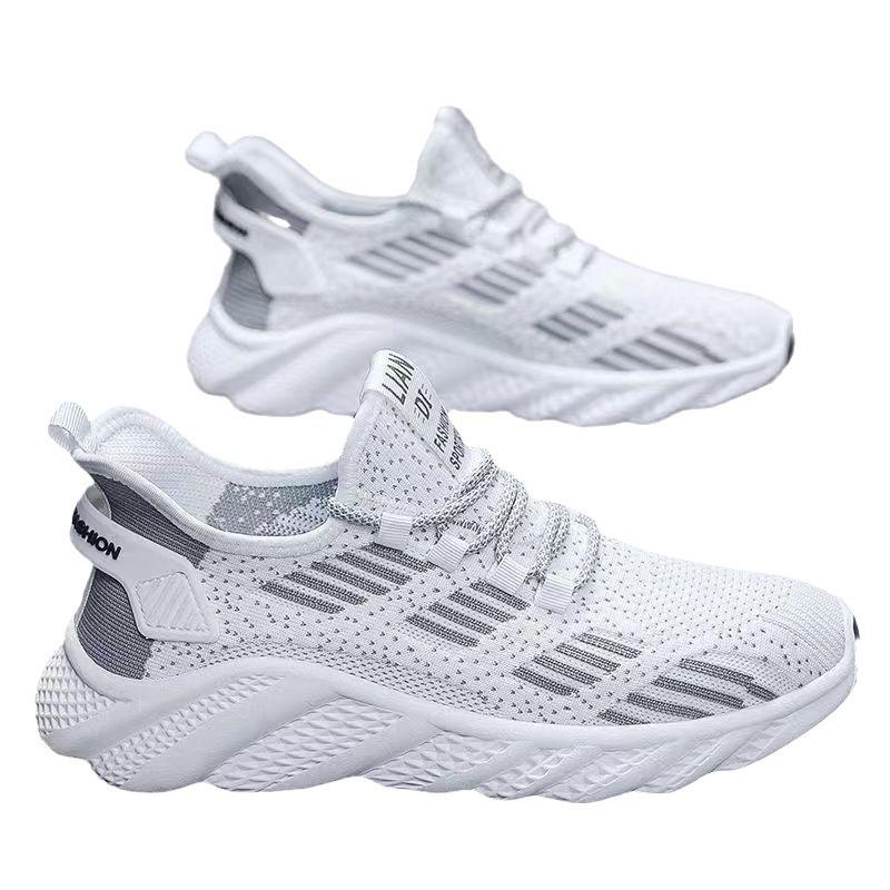 Spring and summer new mesh breathable men's shoes, thin, anti slip and wear-resistant running sports and leisure shoes