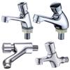 Single Cold Press Basin Faucet with Automatic Time-Delay