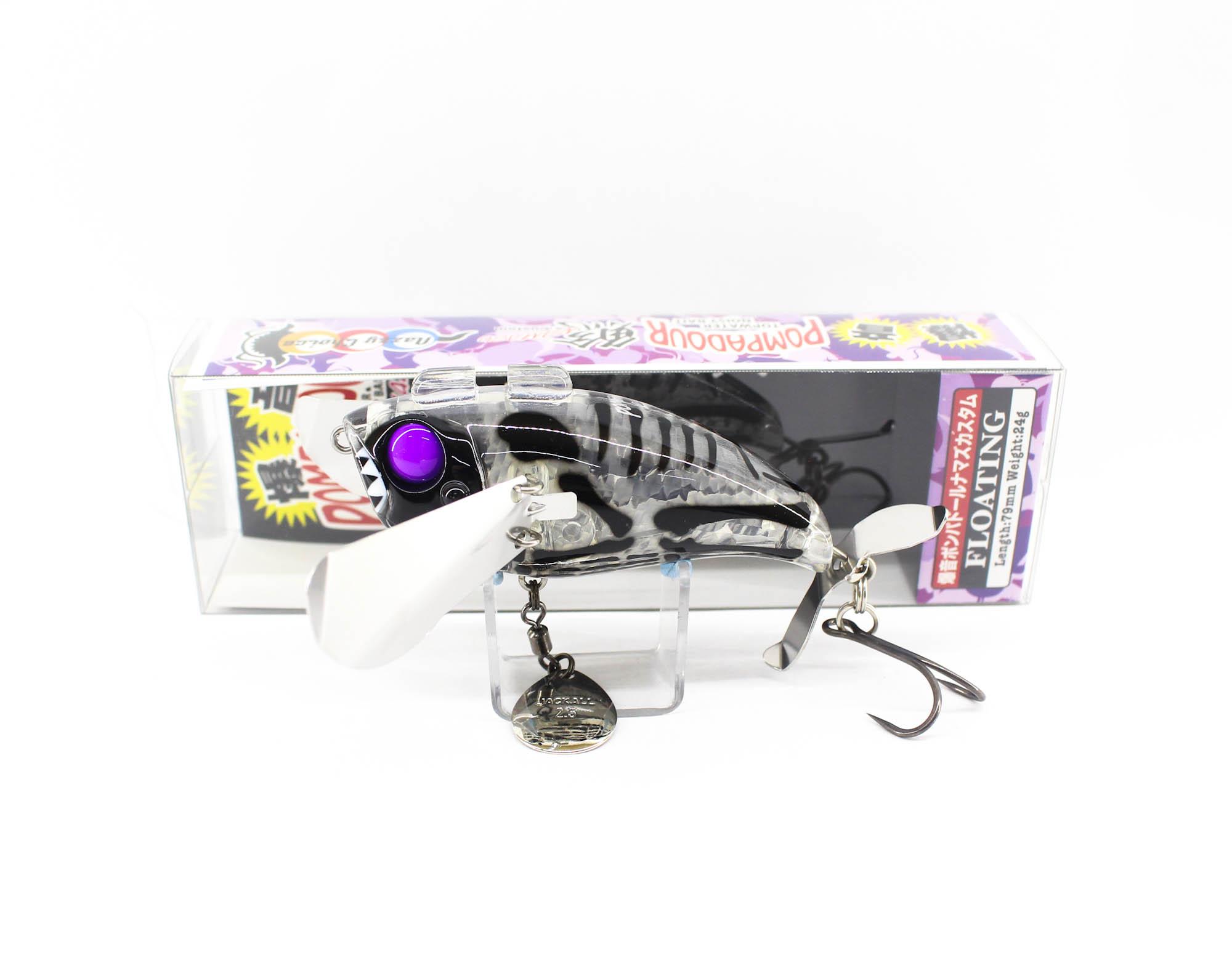 

Джекалл Помпадур Бакуон Плавающая приманка на поверхности воды Трава Лягушка Кость (3404)