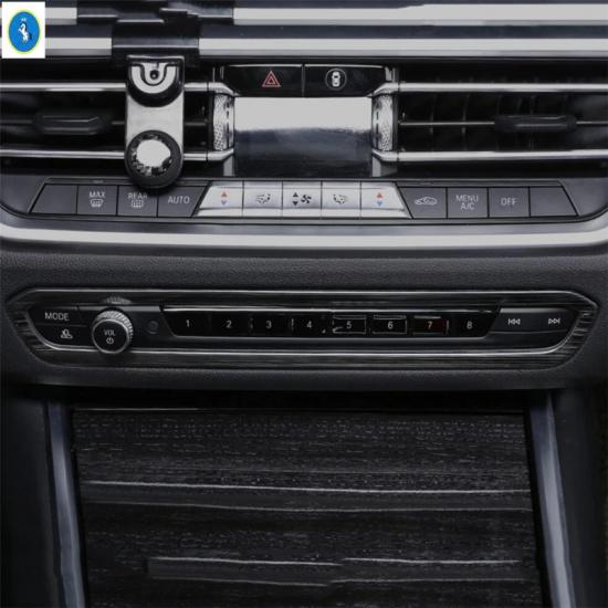 ABS For BMW 3 Series G20  - 2024 Car Central Console Middle Air Vent Cover Trim Decor Frame Interior Refit Kit Accessories