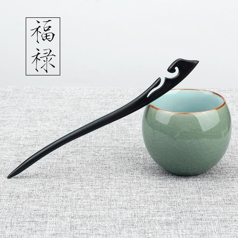 47Style Retro Sandalwood Hair Clip Hairpin Chinese Ancient Carved Wooden Chopstick Hair Stick Cosplay Party Headwear Accessories