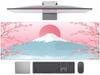 Anime Koi Lotus Gaming-Maus Padoriental Roter Karpfen Blattdruck Glatter Rand Rutschfeste Matte Für Gamer Büro Zuhause Drahtlose Maus Verwendung