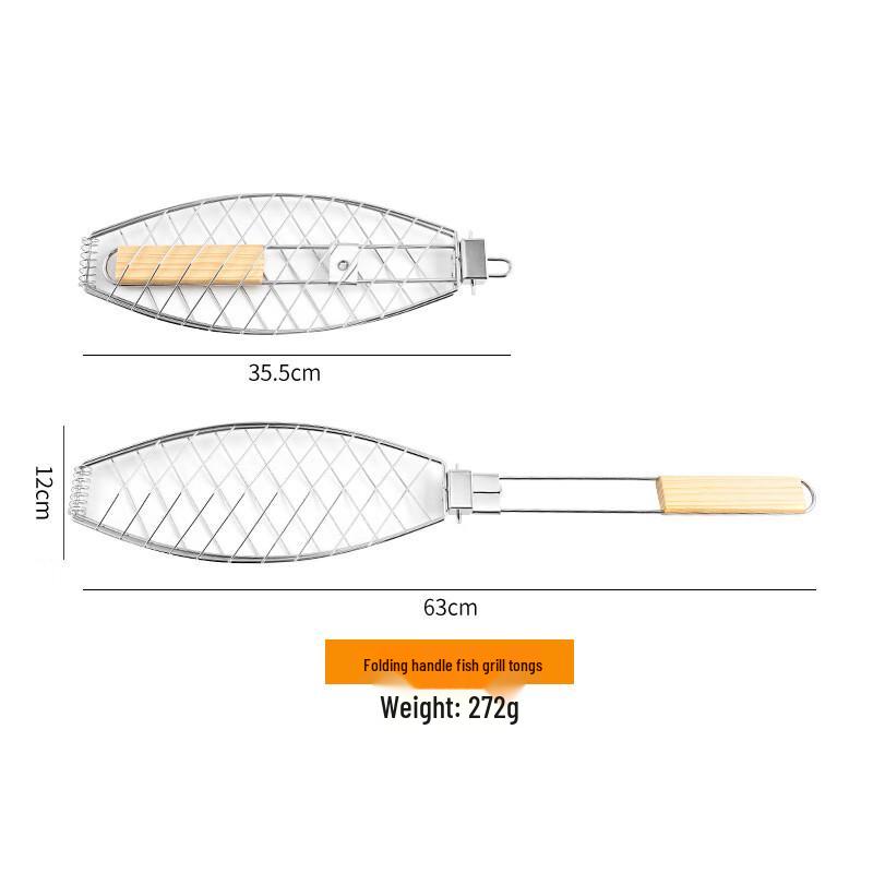 Folding BBQ Grill Net Clip