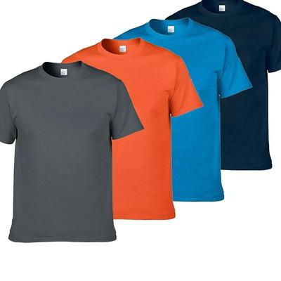 Camiseta de pareja de verano 2023, pantalón corto informal de Color sólido de manga corta para hombre, Camiseta deportiva para mujer, camiseta fina de moda con cuello redondo y manga corta