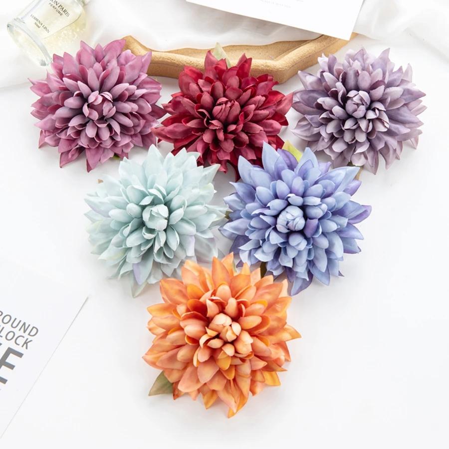 

Artificial Flowers Silk Gerbera Festival Home Room Decoration Wedding Wreath Scrapbook Outdoor Diy Candy Box Bridal Accessories 5pcs
