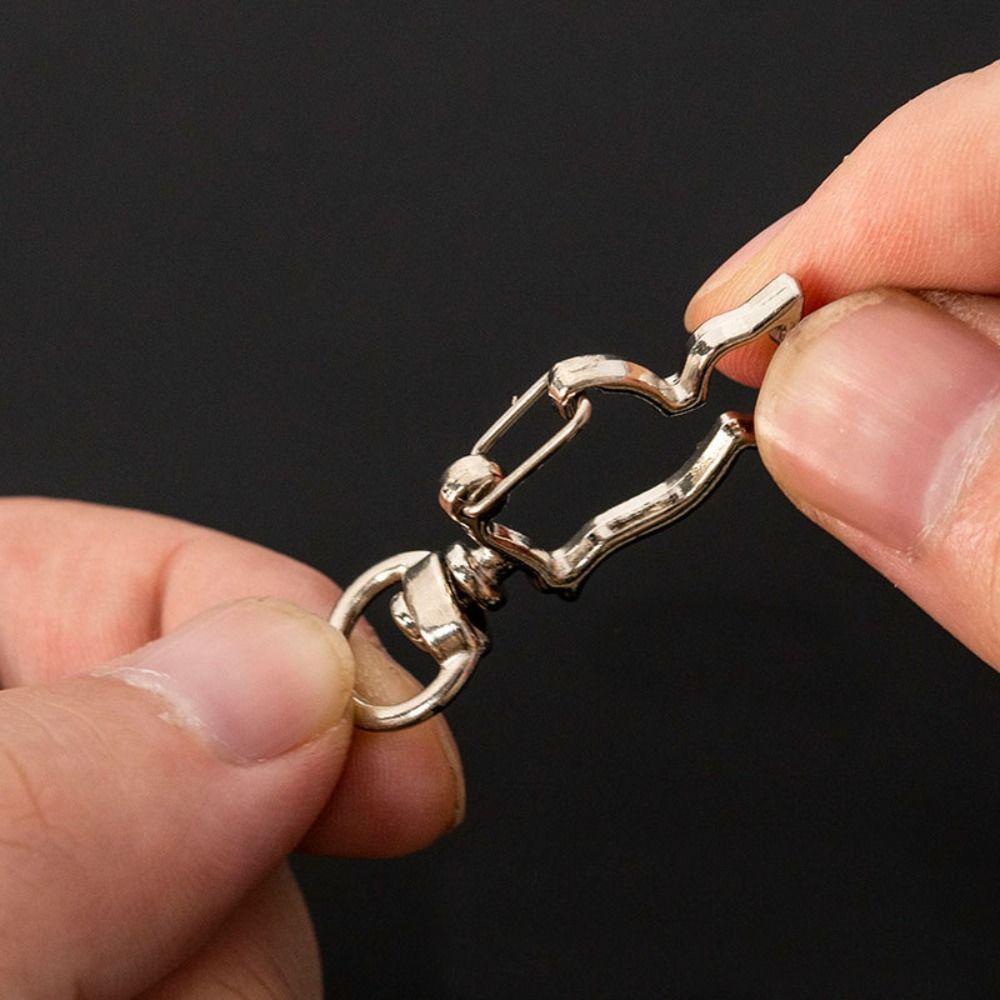 Zinc Zinc Alloy Cat Lobster Claw Clasp Keyring Making Split Key Ring Connector  DIY Jewelry