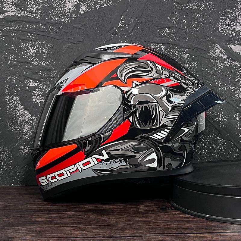 JIEKAI Motorcycle Helmet Men Full Face Casco Moto Double Visor Racing Motocross Helmet Motorbike Capacete Moto Helmets
