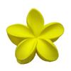 Matte Flower Hair Claw: Five-Petal Clip for Updo & Ponytail