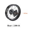 M12/M15 14" Inch Front Rear Wheel 2.50-14" 3.00-14" Alloy Rim For KAYO BSE Apollo Xmotos Racing Supermoto Dirt Pit bike Off Road
