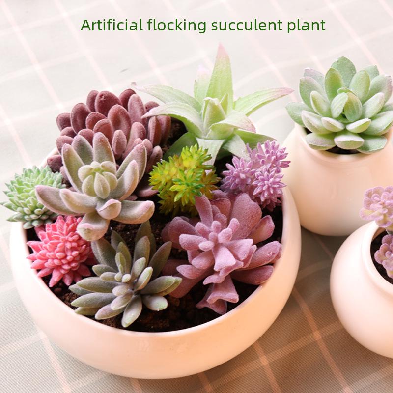 Realistic Fake Succulent Plants for Indoor & Outdoor Wall Decor