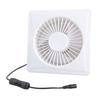 Solar Powered 6 Inch Exhaust Fan With Brushless Motor Low Noise Ventilation For Indoor Outdoor Sheds Greenhouses