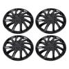 4Pcs 14in Hubcap Wheel Cover Stylish Look Scratch Proof Protective Wheel Rim Cover Replacement for