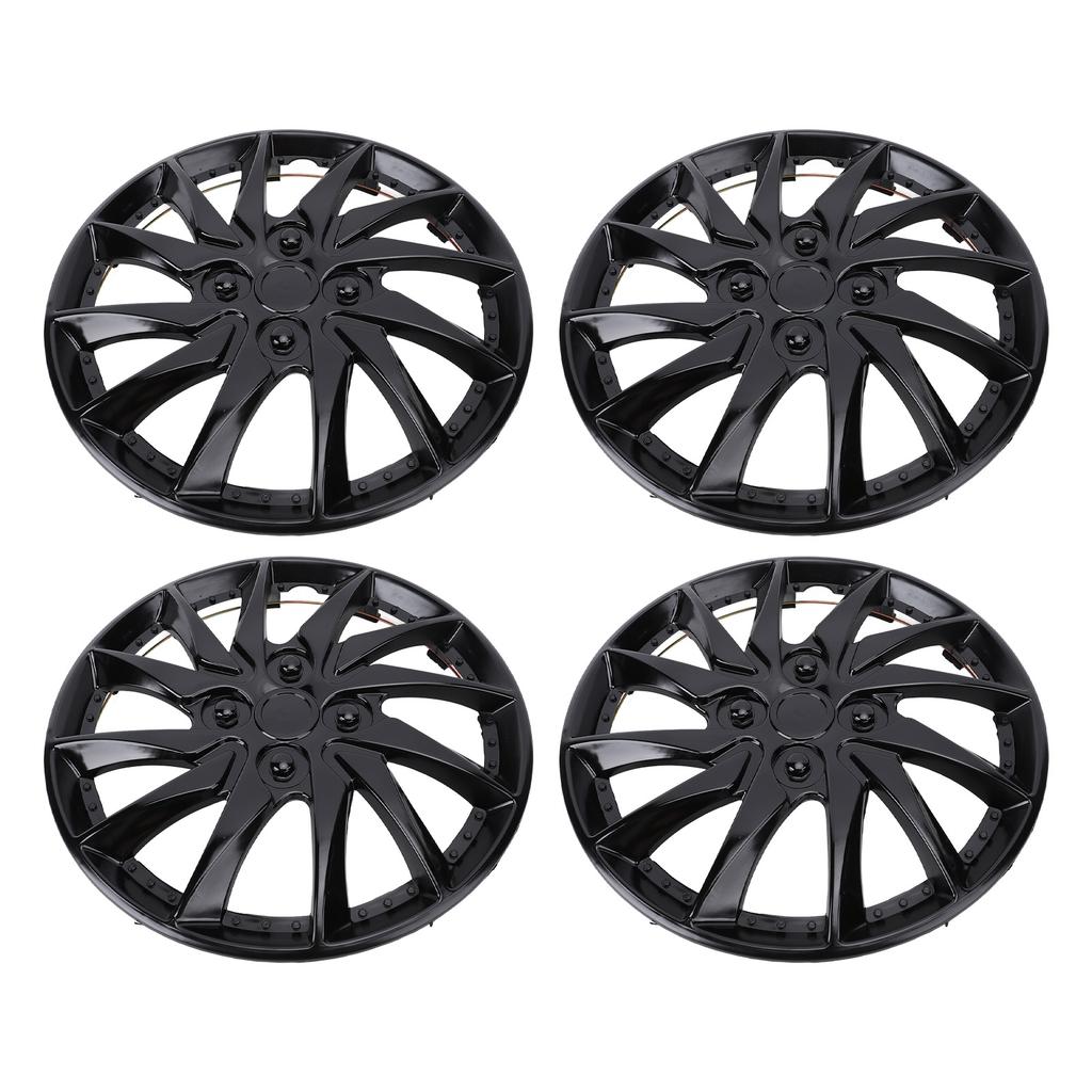 4Pcs 14in Hubcap Wheel Cover Stylish Look Scratch Proof Protective Wheel Rim Cover Replacement for