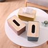 Japanese Style Wooden Lid Tissue Box