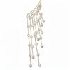 Pearl tassel ear hanging European and American retro personality fashion exquisite earrings light luxury high sense earrings design sense