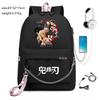 Giappone fumetti anime Demon Slayer Zaino Oxford di Alta Qualità Grande Capacità Borsa a Spalla per Studenti 0012