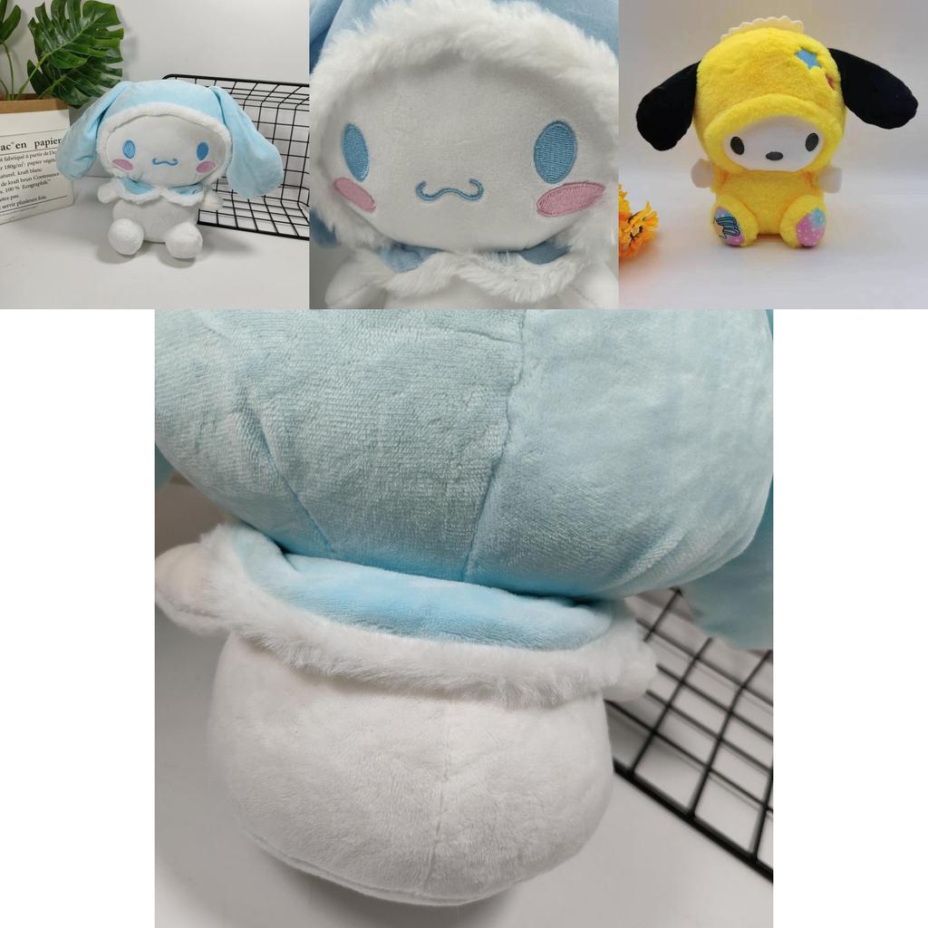 Adorable 25cm Sanrio Melody Plush Toy Kuromi Pendant Cartoon Girl Gift