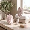 Self Clean Volumize Hair Brush Anti Static Scalp Massage Comb Foldable Massage Comb  Travel