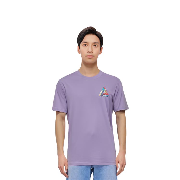 Palace Tri-Visions T-Shirt Violet Men Tops Purple P22TS342