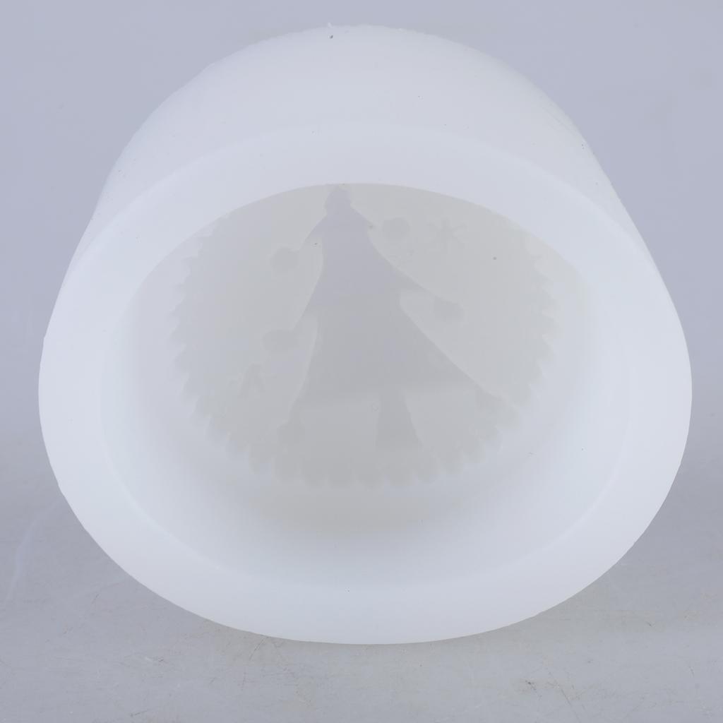 Christmas Tree Silicone Molds Baking Tool Fondant Cake Decorating Molds for Making Chocolate Candy Candle Soap