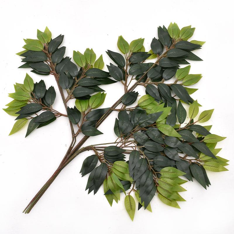 Mossy Fig Tree Leaves - Laminated Plastic Decoration Branches