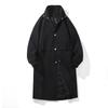 ROMON Men's Mid-Length Business Trench Coat