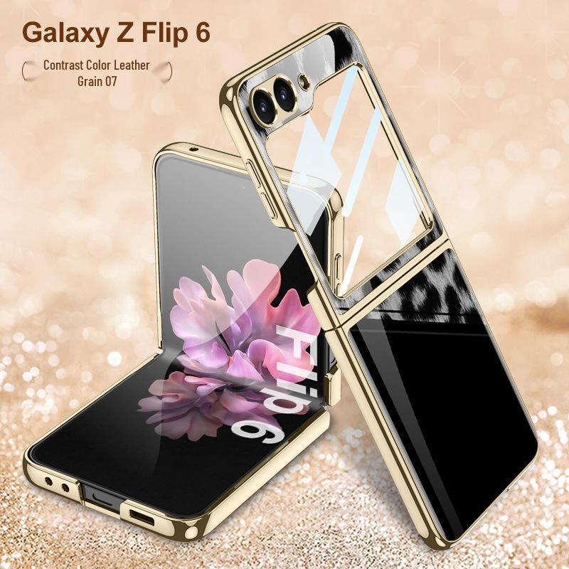 Samsung Z Flip 6 Foldable Screen Case: Anti-Drop, Electroplated, Personalized Protective Phone Cover