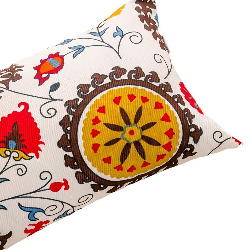 Ethnic Cotton Linen Sunflower Pillowcase - Car Cushion Cover