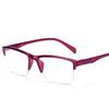 Ultralight Square Half Frame Reading Glasses Presbyopic Men Women +0.25 To 3.25 Lightweight Comfortable