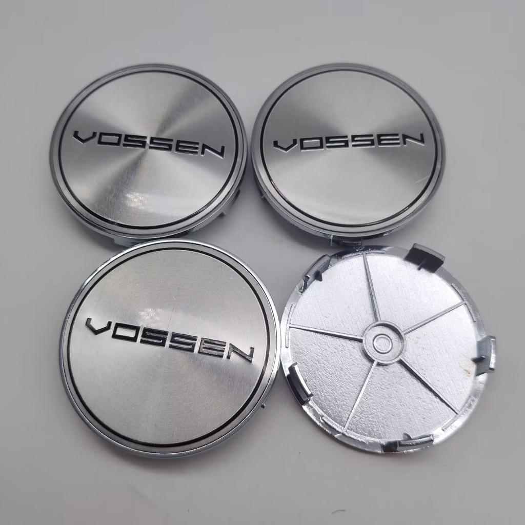 4ks/sada 68mm Vossen Krytky středů kol automobilu Znak automobilu Logo Štítek krytky středu kola Příslušenství pro pneumatiky automobilů