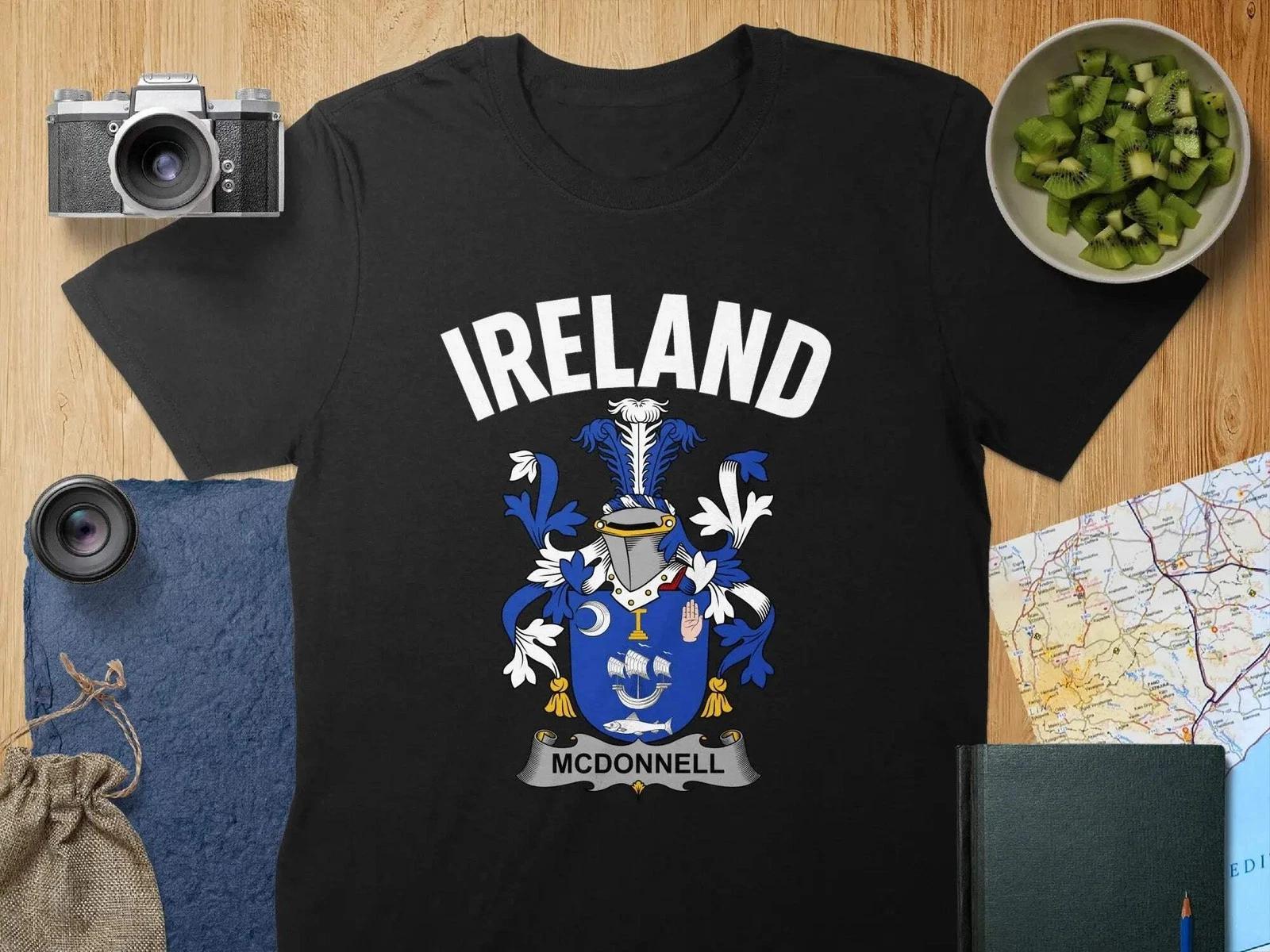 McDonnell Coat Of Arms Irish T-Shirt 2XL