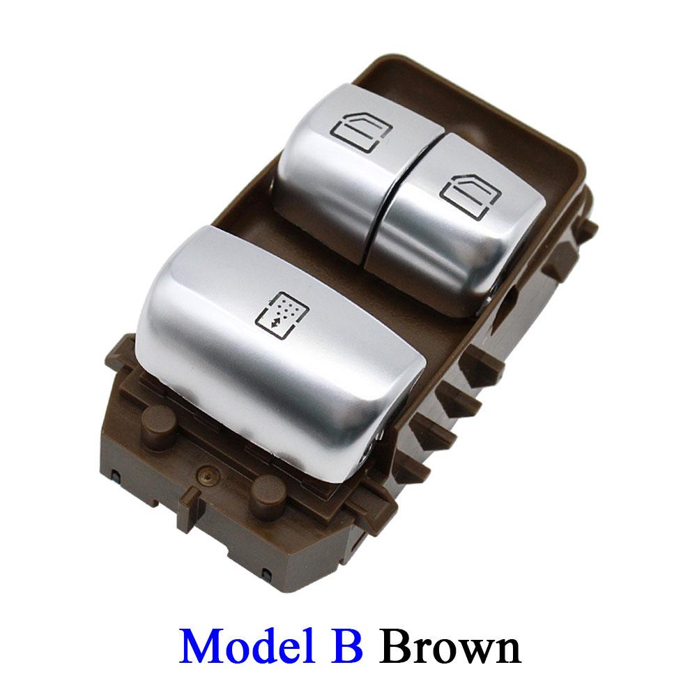 

Автомобильный подъемник заднего стекла, электрический переключатель в сборе для Mercedes BENZ SE Class W222 W213 S550 S600 S300 S350 E180 E200 Model B Brown